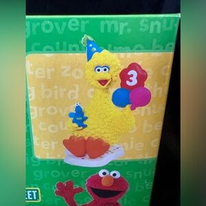 Sesame Street birthday candle.